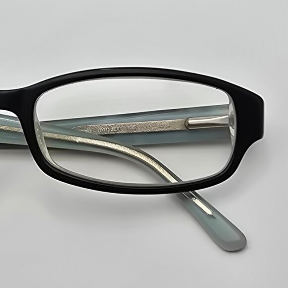 Bebe Hugs BB5063 001 Jet Black on Baby Blue Eyeglasses Frame w/ Case 52-16-135 - Picture 12 of 15